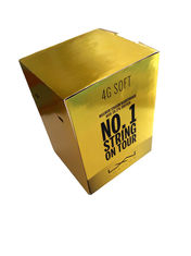 Chine La couleur adaptée aux besoins du client de carton a imprimé la caisse ondulée d'or de boîte pour l'emballage de marchandises fournisseur