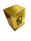 La couleur adaptée aux besoins du client de carton a imprimé la caisse ondulée d'or de boîte pour l'emballage de marchandises fournisseur