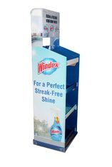 Chine Windex a ridé les affichages de papier de Shelfs d'affichage de carton, support de papier de carton fournisseur